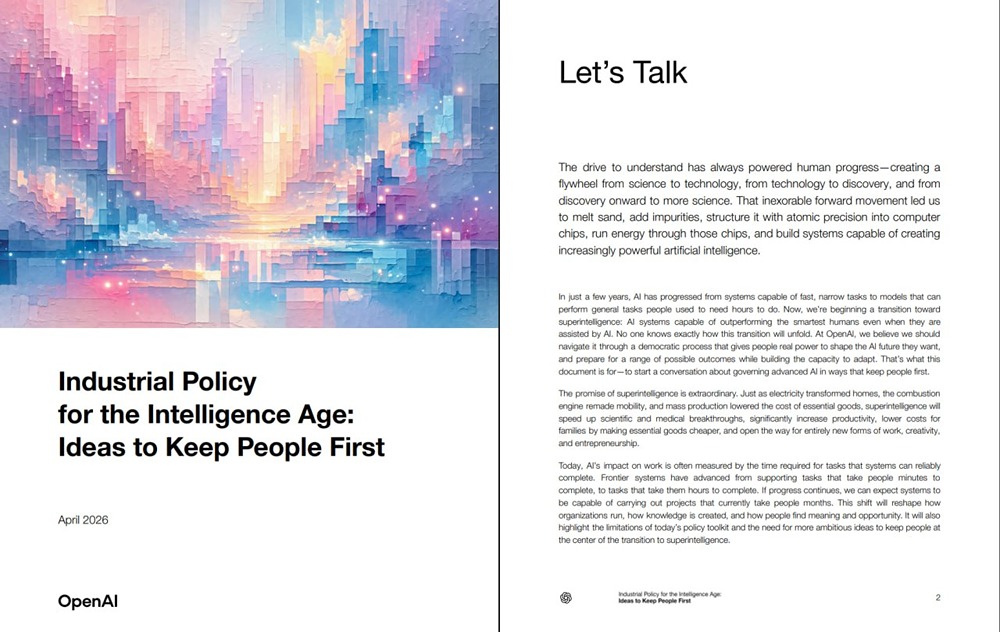 Четырёхдневная неделя и налог на ИИ — что задумал OpenAI?