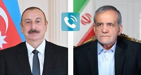 Алиев поздравил Пезешкиана с прекращением огня между Ираном и США