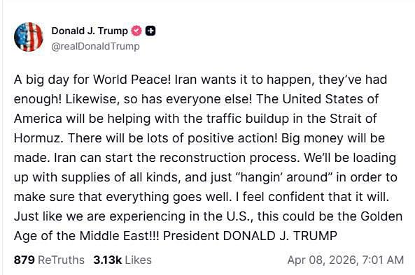 «Золотой век» Ближнего Востока: что стоит за словами Трампа