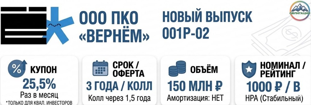25,5 % годовых: что скрывает новый выпуск облигаций «Вернём»