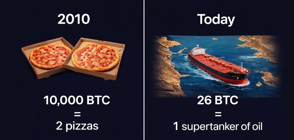 Покупательная способность биткоина за 15 лет