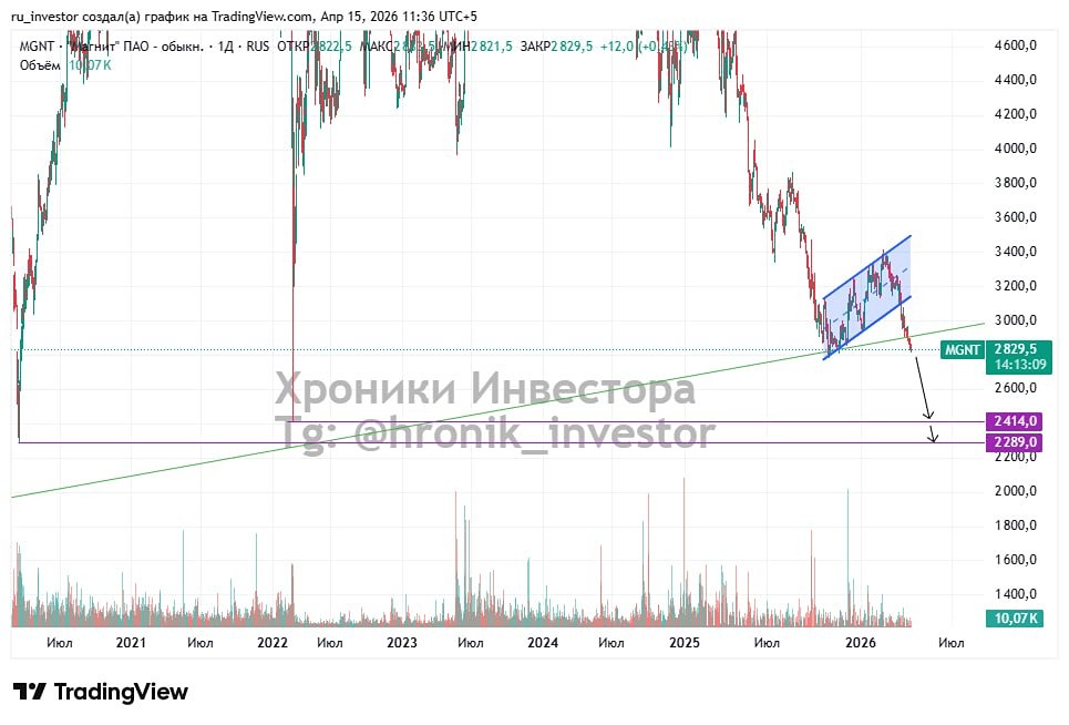 Акции «Магнита» рухнули: где искать точку разворота