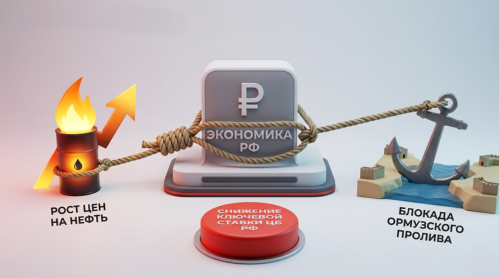 Рост цен на нефть из‑за блокады пролива — будет ли ЦБ снижать ставку в 2026 году