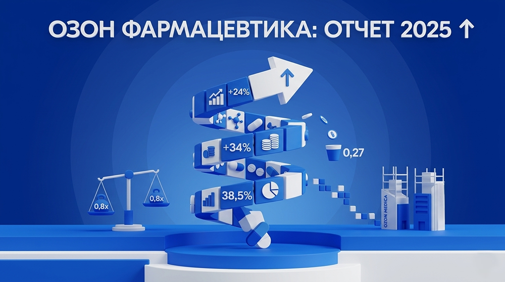 Тайны «Озон Фармацевтики»: как компания выросла в 3 раза быстрее рынка в 2025‑м
