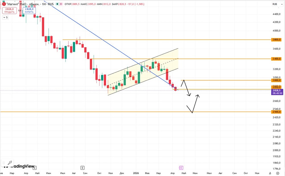 Что делать держателям акций Магнит: ждать отскока или фиксировать