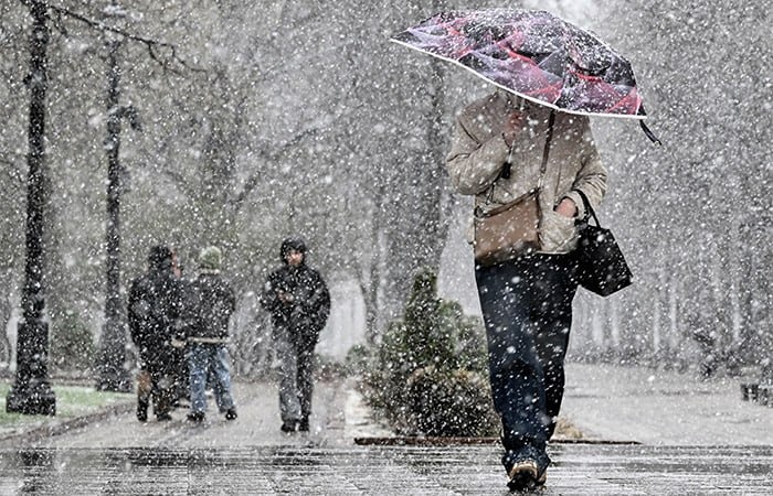Мокрый снег прогнозируется в Московском регионе в выходные и в начале следующей недели