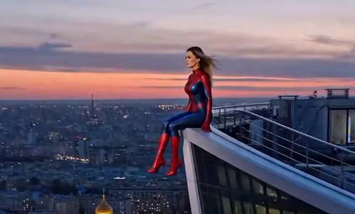 Виктория Боня представила себя в образе «Человека-паука»