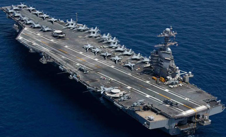 Авианосец США «Джеральд Р. Форд» вернулся на Ближний Восток