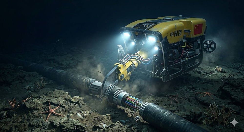 Китай протестировал глубоководный резак для подводных интернет-кабелей