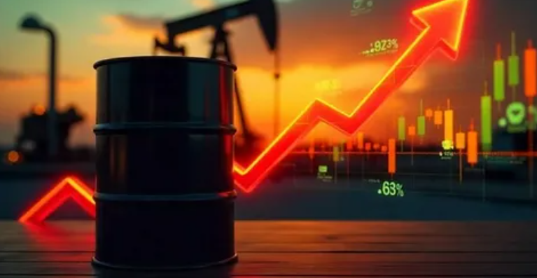 Цена на нефть в начале торгов в понедельник выросла более чем на 6%