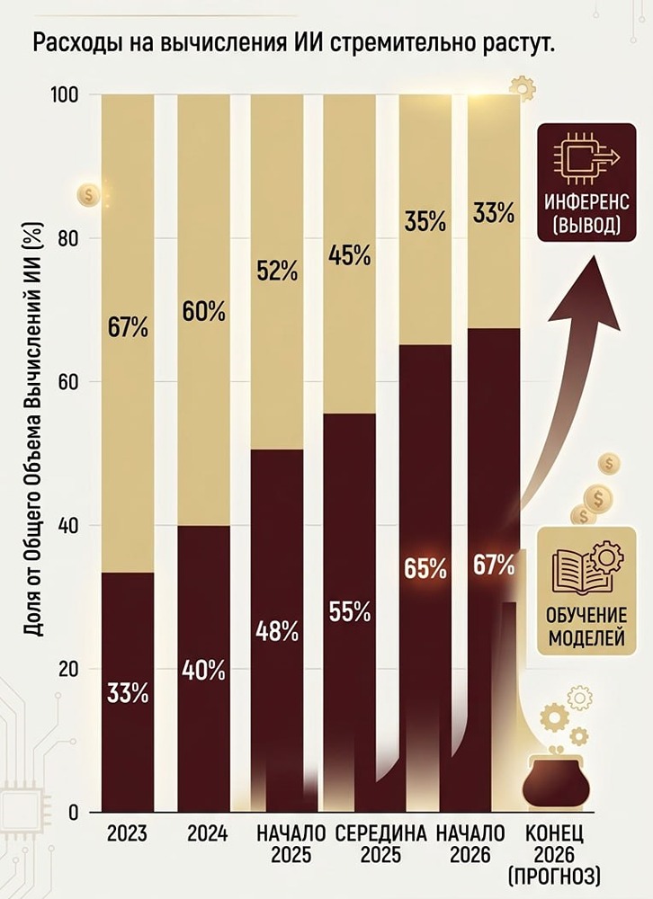 Расходы на вычисления ИИ стремительно растут