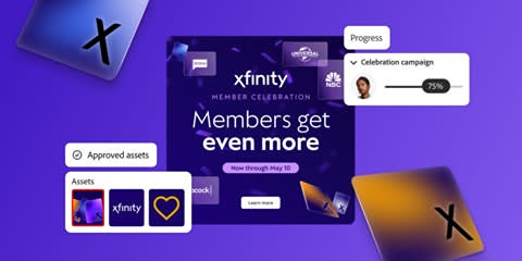 Adobe и Xfinity: партнёрство для ускорения креативных кампаний