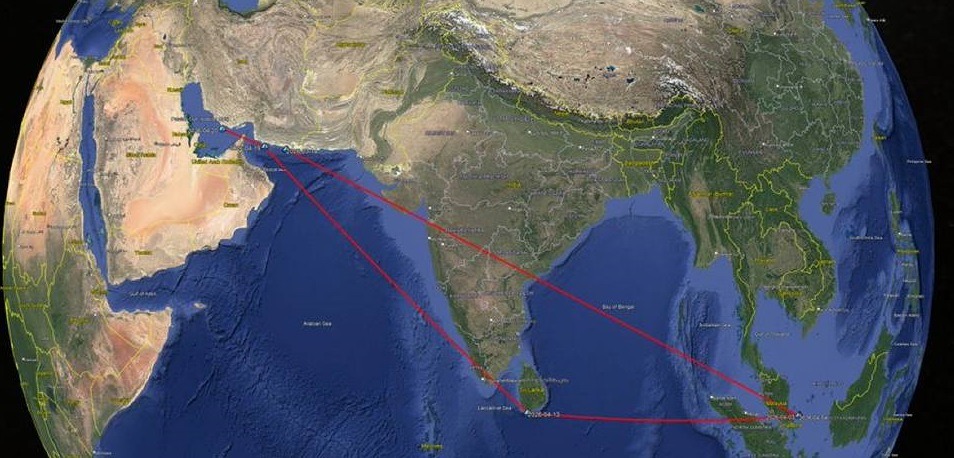 Очередной иранский супертанкер прошёл маршрут через зону давления США