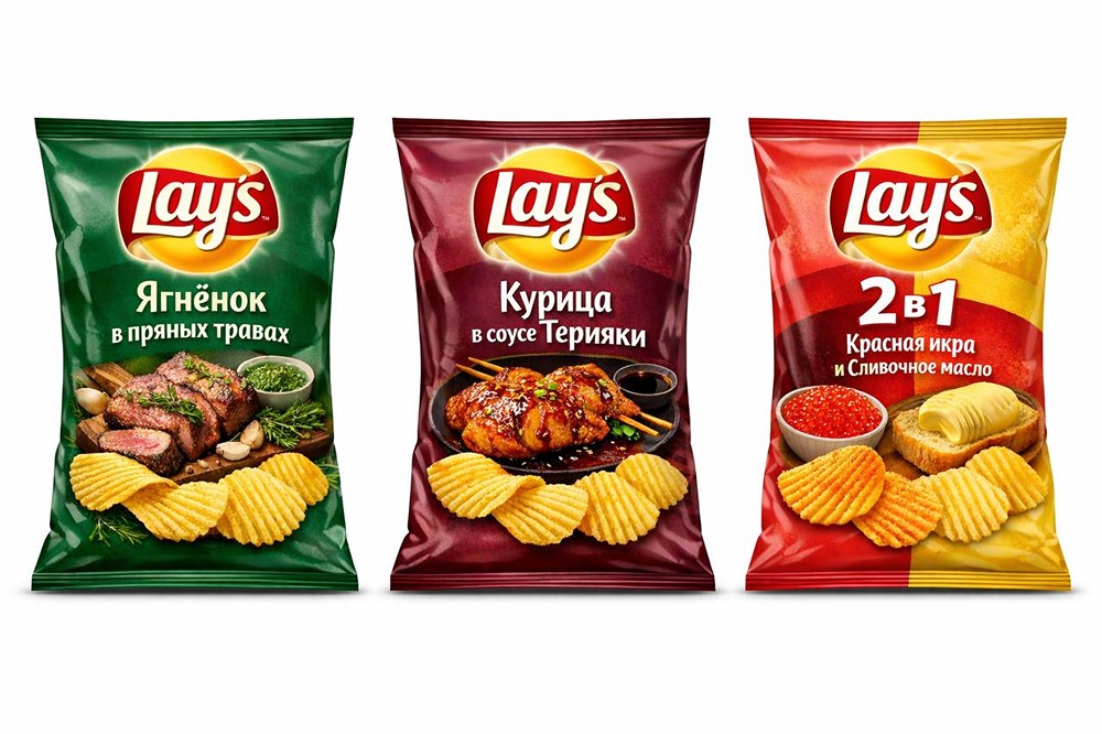 Lay’s выпустит сразу три новых вкуса рифлёных чипсов к лету