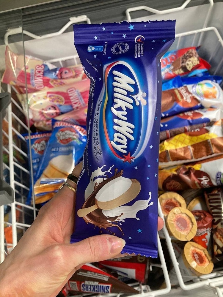 Мороженое Milky Way завезли в российские магазины