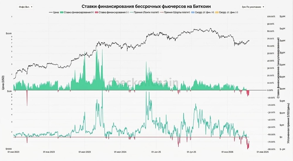 Биткоин растёт без кредитного плеча — что это значит для медведей