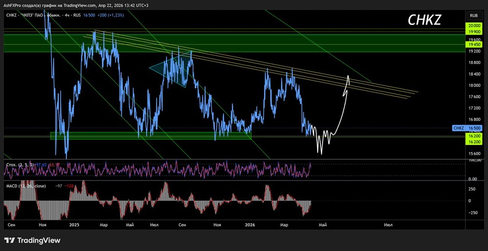 Акции ЧКПЗ начали формировать разворотную базу