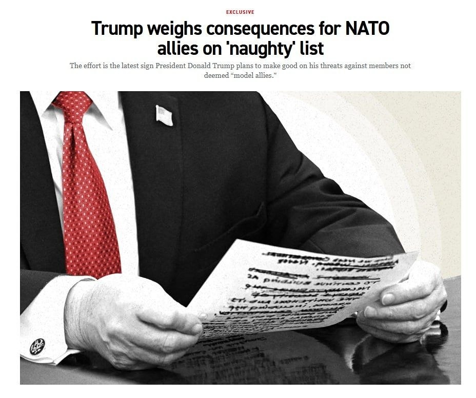 Белый дом составил рейтинг стран НАТО по поддержке войны с Ираном