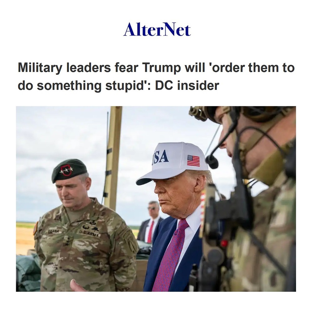 Американские военачальники опасаются, что Трамп отдаст им приказ к безрассудным действиям