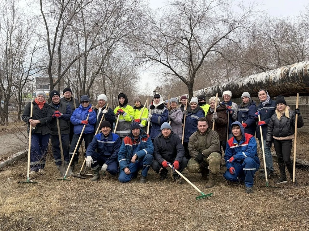 Сотрудники ТГК‑14 вышли на субботник: «Лучший город — чистый город»