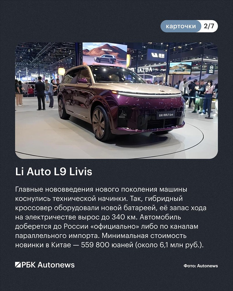 На автосалоне в Пекине публике уже успели продемонстрировать огромное количество новинок