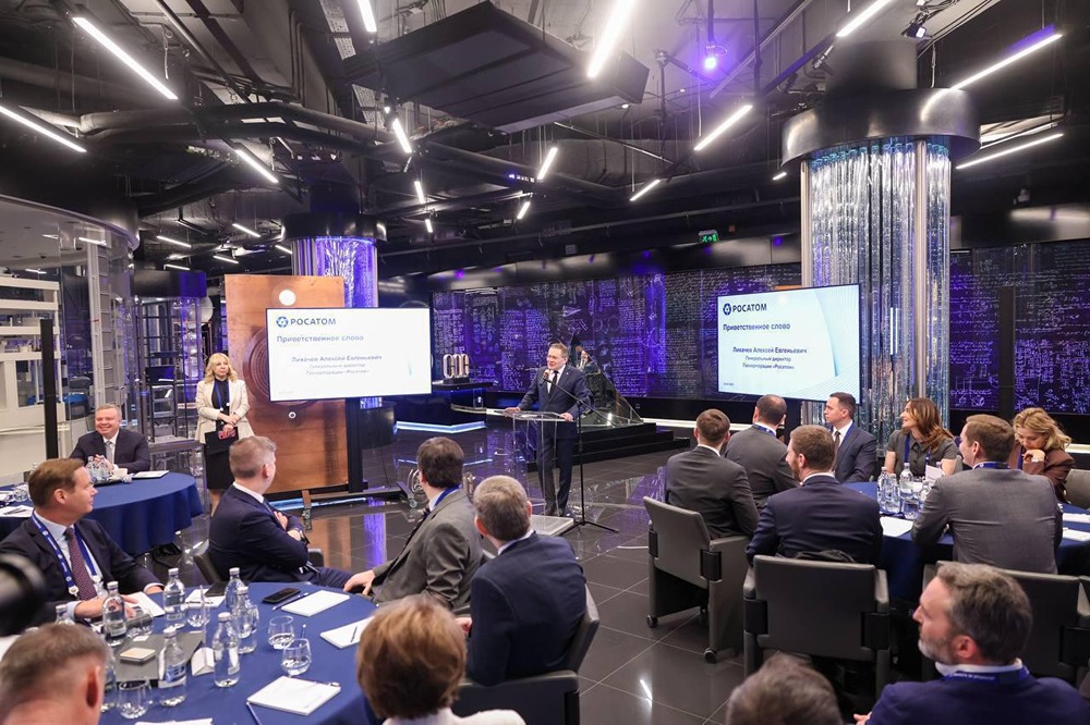 Андрей Рюмин и Алексей Лихачев определили ключевые направления сотрудничества Группы «Россети» и Госкорпорации «Росатом» 