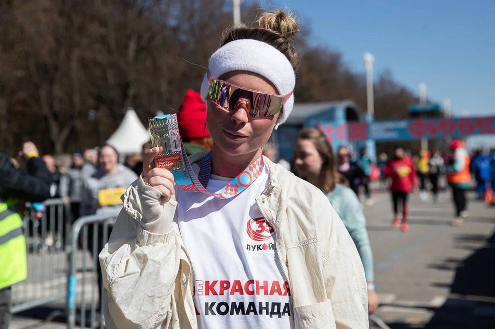 Команда ЛУКОЙЛа на Московском полумарафоне