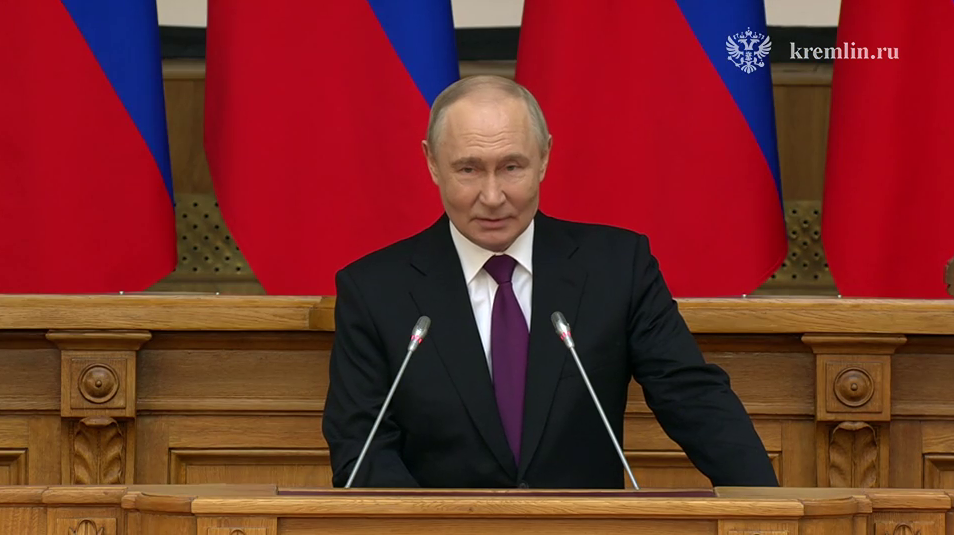 «Россия вечна»: Президент выступил за прогрессивное законодательство