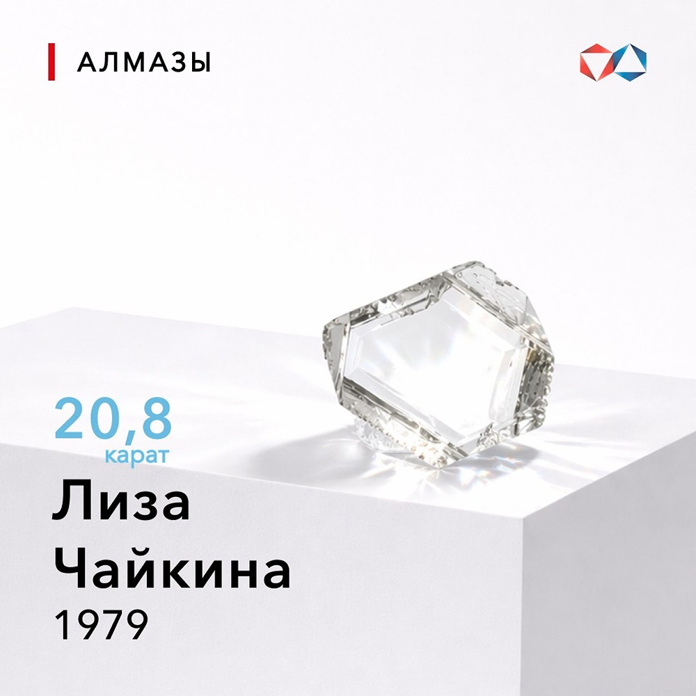 В честь Героя СССР: алмаз «Лиза Чайкина» найден в 1975 году.