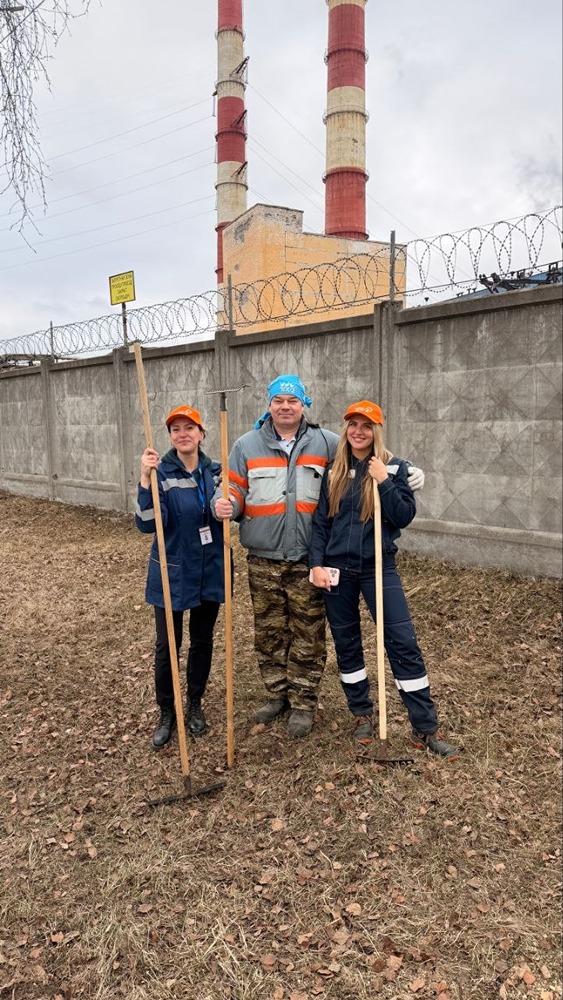 Субботник‑2026: энергетики благоустроили АТЭЦ и Центральный парк