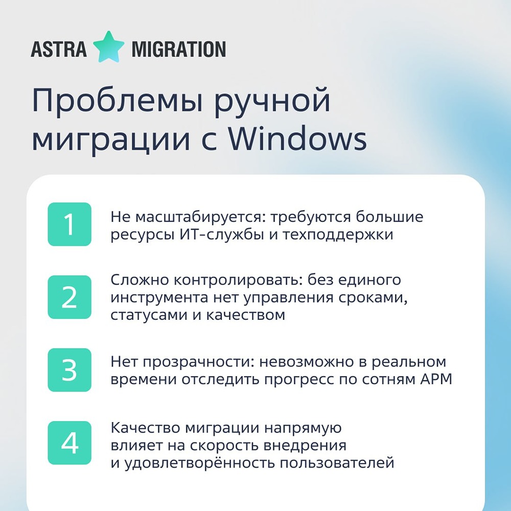 «Группа Астра» выпустила Astra Migration для миграции рабочих станций