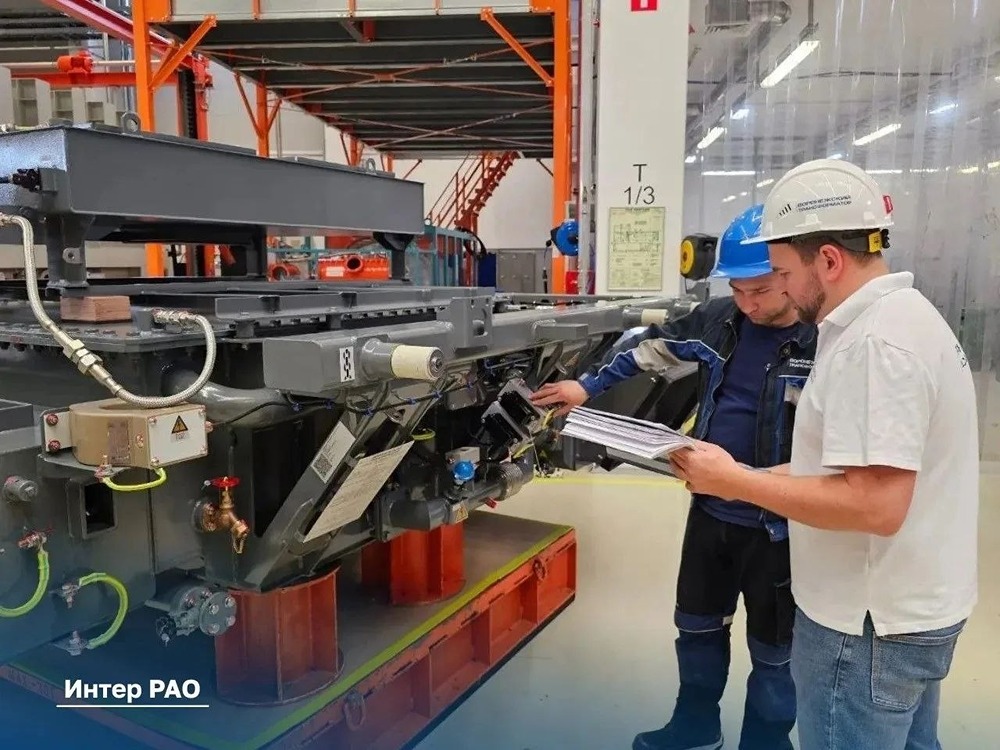 «Интер РАО» изготовила первые тяговые трансформаторы для ВСМ Москва — СПб