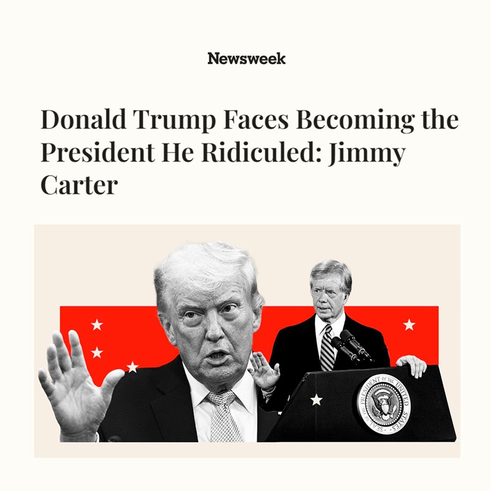 Newsweek: «Трамп превращается в того самого «Джимми Картера», над которым всегда насмехался»