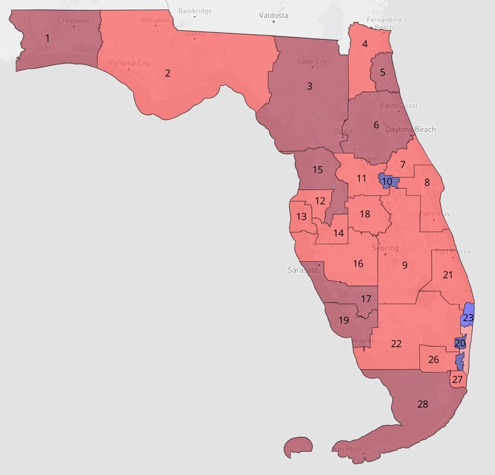 Передел власти в США: Флорида меняет карту округов в пользу республиканцев