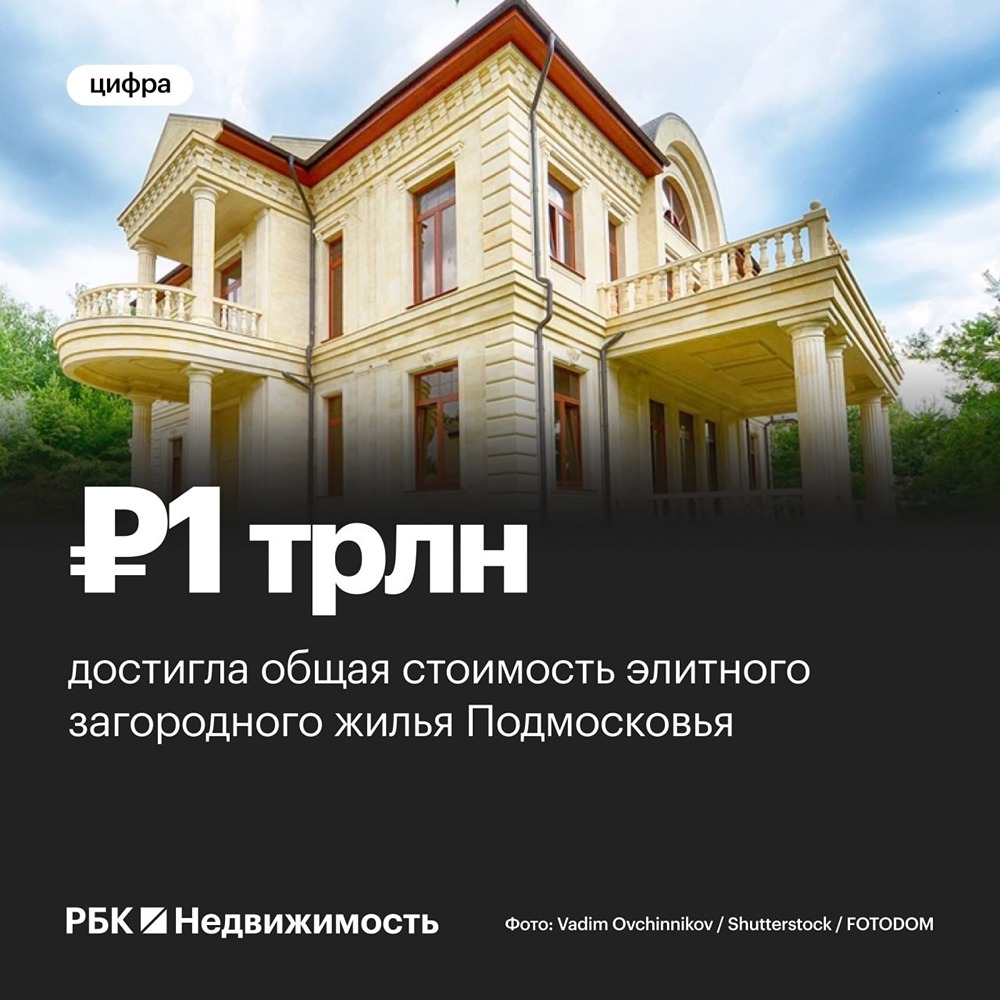 Почти триллион: элитная загородная недвижимость Подмосковья на взлёте