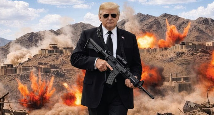 Новый пост Трампа в социальной сети Truth с необычным изображением