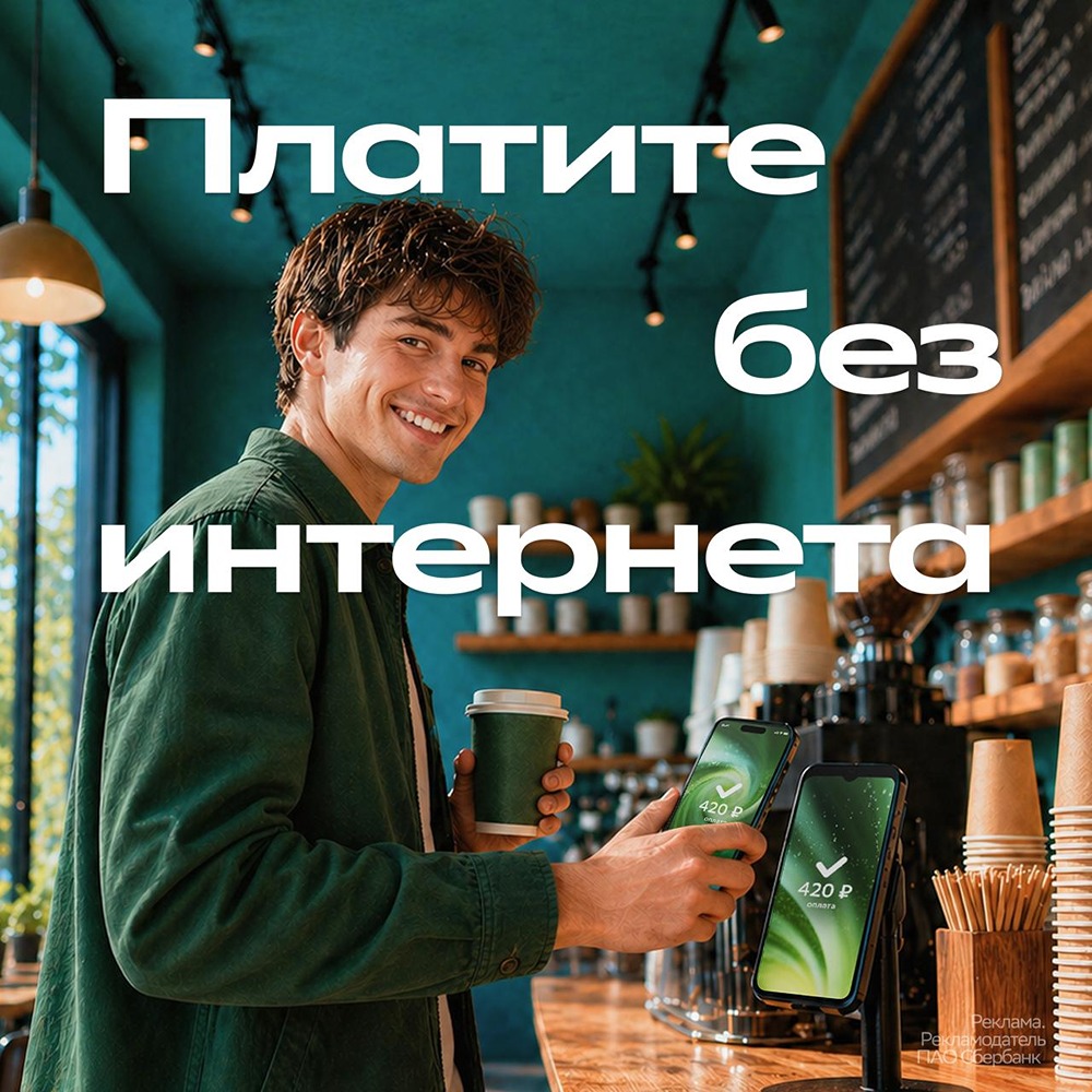 «Вжух» и улыбка — новые способы оплаты от Сбера