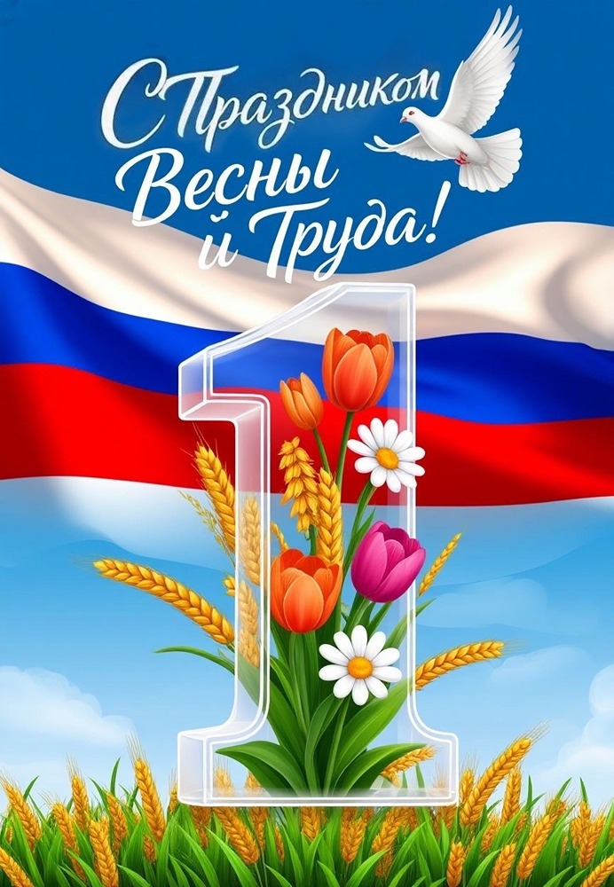 Русагро поздравляет с праздником весны и труда
