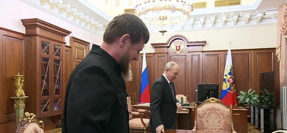 Владимир Путин принял в Кремле Рамзана Кадырова