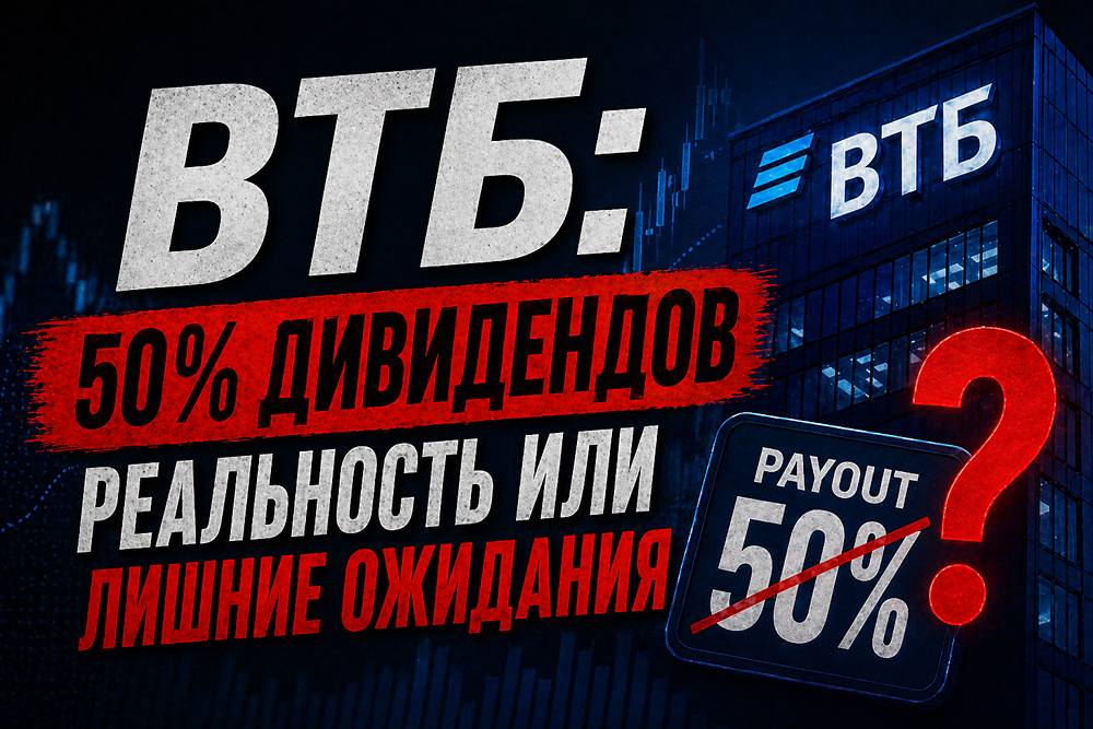 Сможет ли ВТБ выплатить 50% прибыли на дивиденды в 2026 году