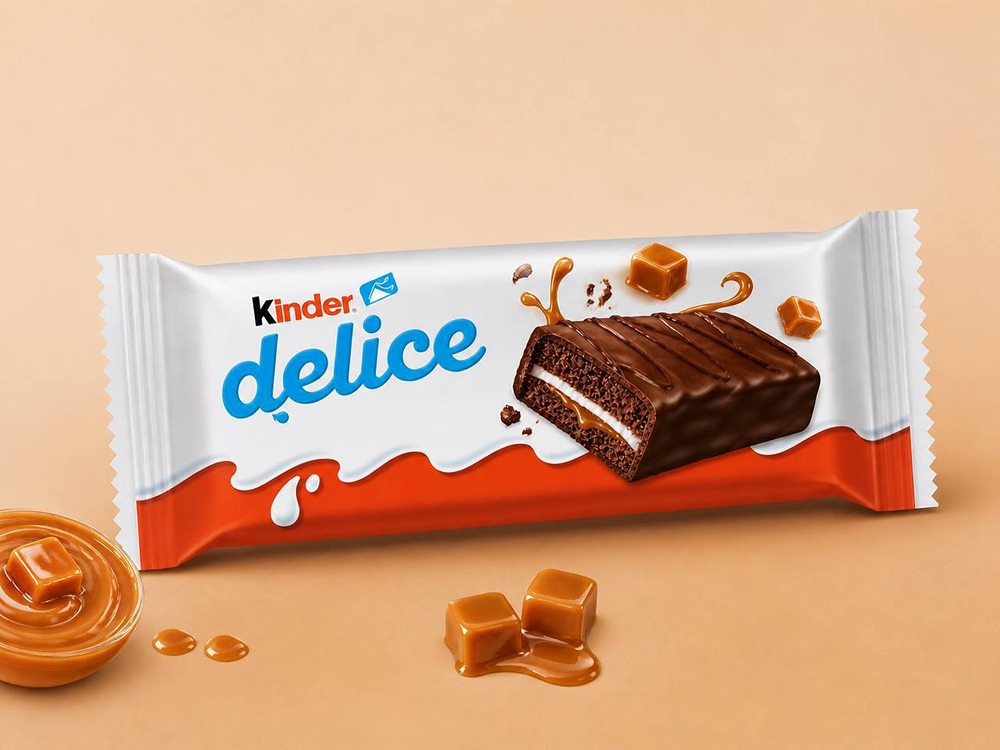 Kinder Delice с карамельным вкусом скоро появится в магазинах