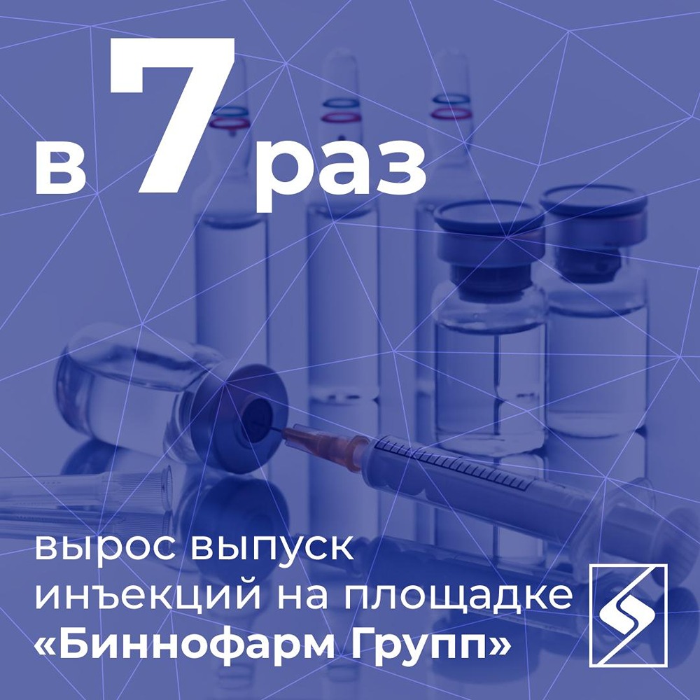 «Биннофарм Групп» увеличила выпуск лекарств