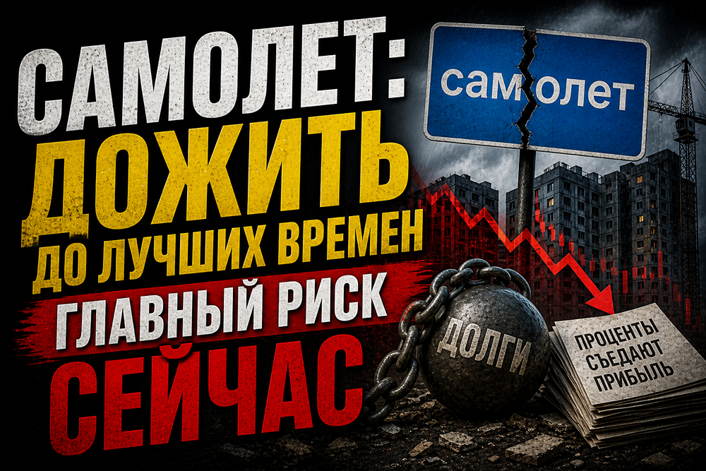 Что мешает росту акций «Самолета»