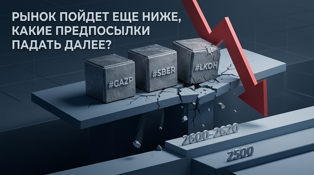 Почему рынок может упасть ещё на 5 %? Разбираем предпосылки