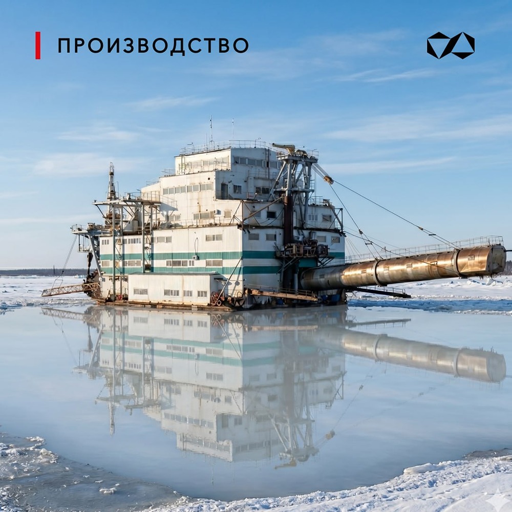 Драга №203 Мирнинско‑Нюрбинского ГОКа начала сезон