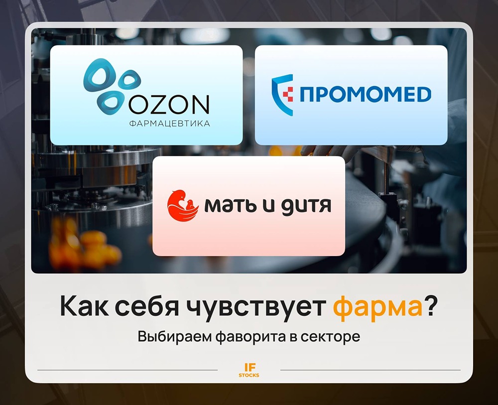 Кто фаворит в фарме: Промомед, Озон или Мать и Дитя? Разбор