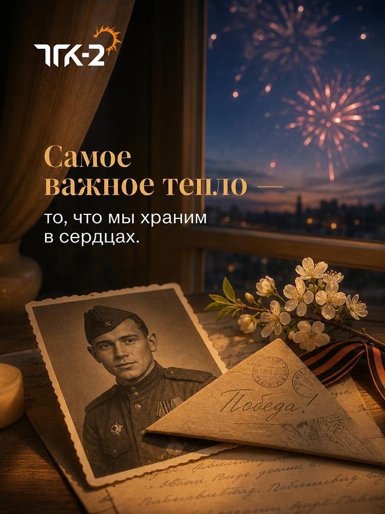 Открытки к 9 мая от ТГК-2