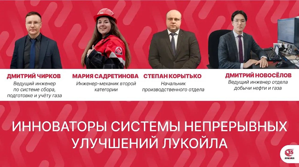 Инноваторы системы непрерывных улучшений Лукойла