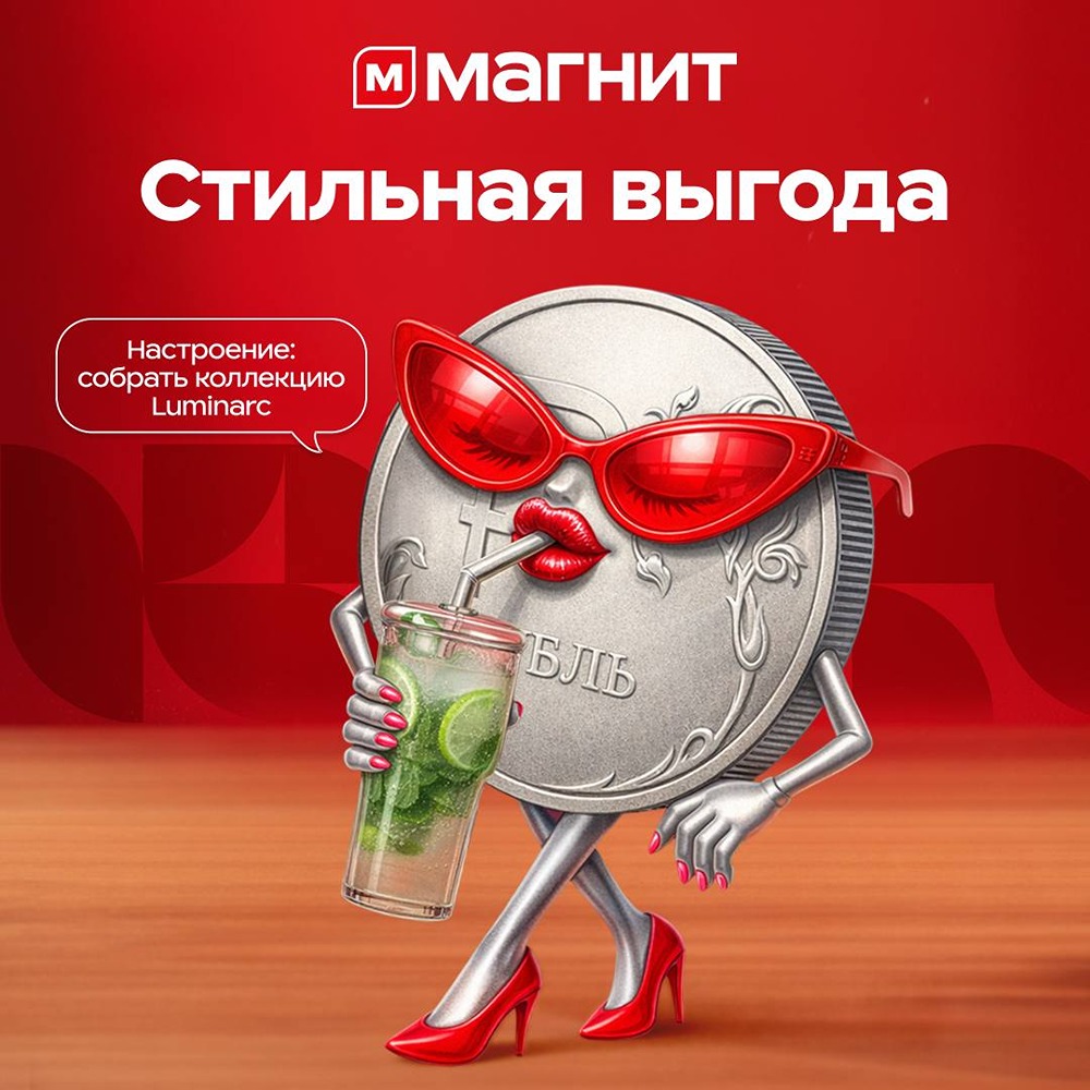 «Магнит Плюс»: обменяйте 60 Магнитиков на набор посуды за 1 рубль