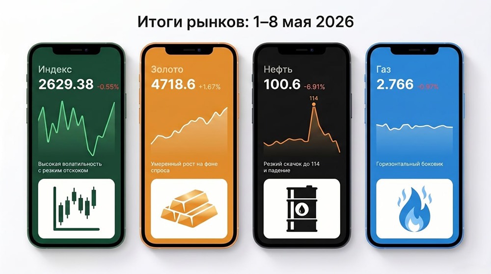 Итоги прошедшей недели на рынке ММВБ и взгляд вперёд